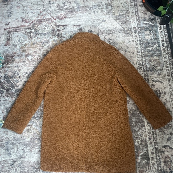 Banana Republic Teddy Car Coat in Toasted size S plush and lined - Picture 16 of 16